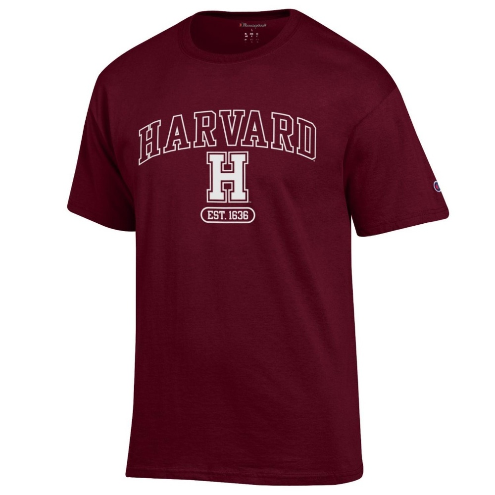 Harvard University  "H" Est. 1636 Mens Tee